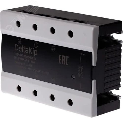 Изображение товара Реле твердотельное трехфазное для коммутации резистивной нагрузки DK-HT4044.ZD3. 40А. 3...32VDC (шт)