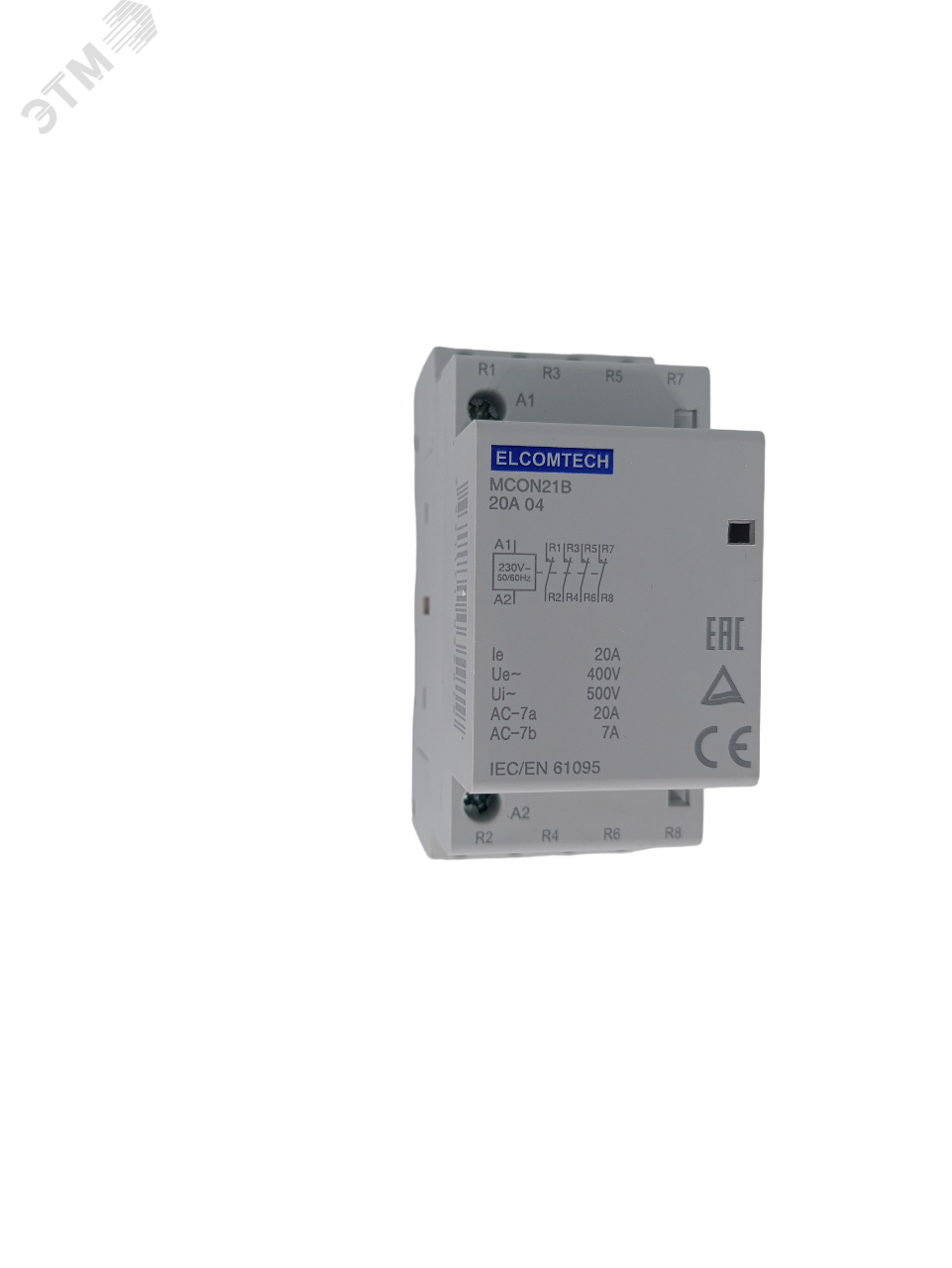 Изображение товара Контактор модульный 20A 0NO 4NC 230VAC 2х модуль (шт)