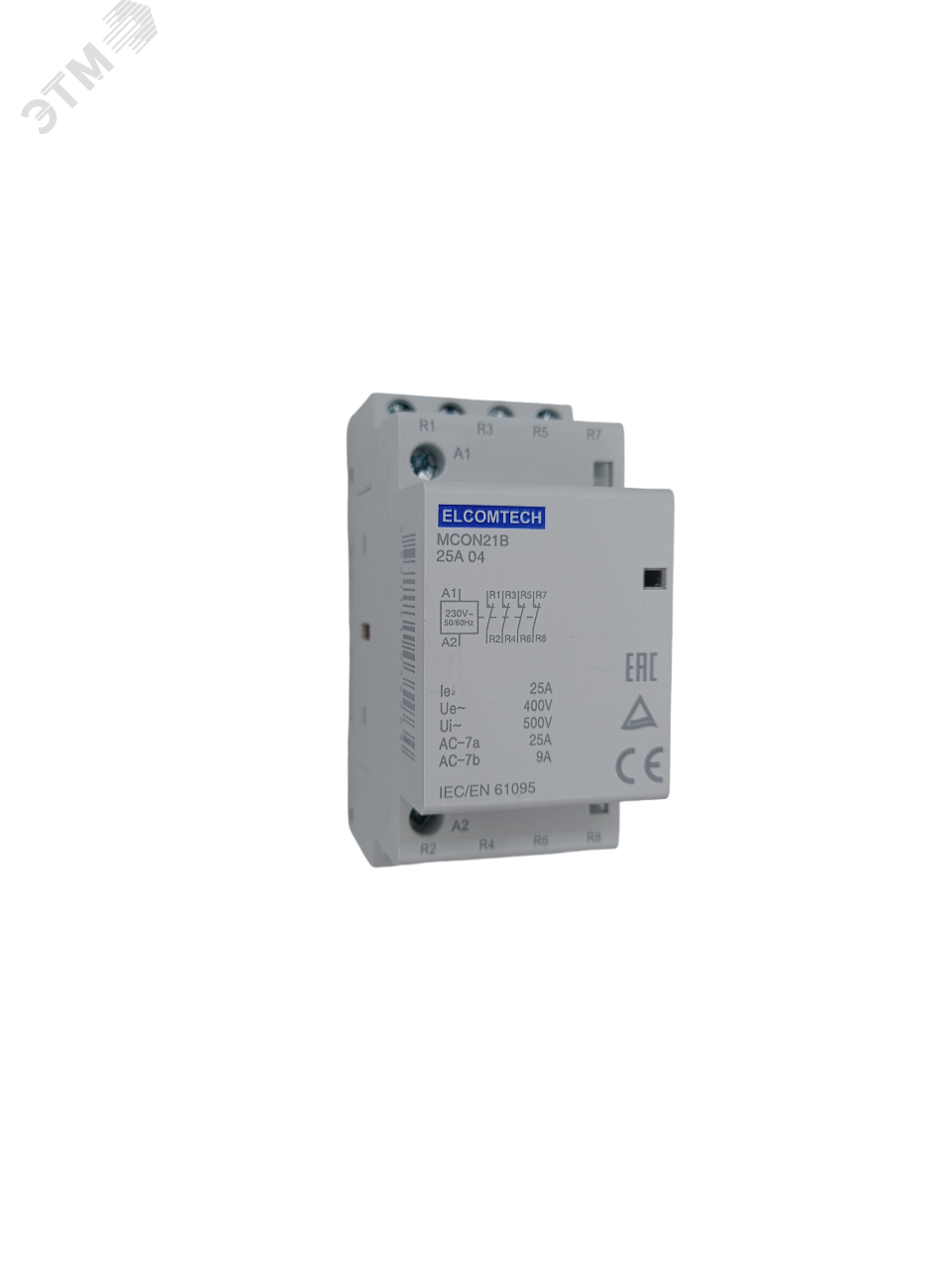 Изображение товара Контактор модульный 25A 0NO 4NC 230VAC 2х модуль (шт)