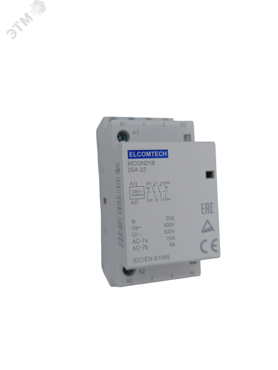 Изображение товара Контактор модульный 25A 2NO 2NC 230VAC 2х модуль (шт)