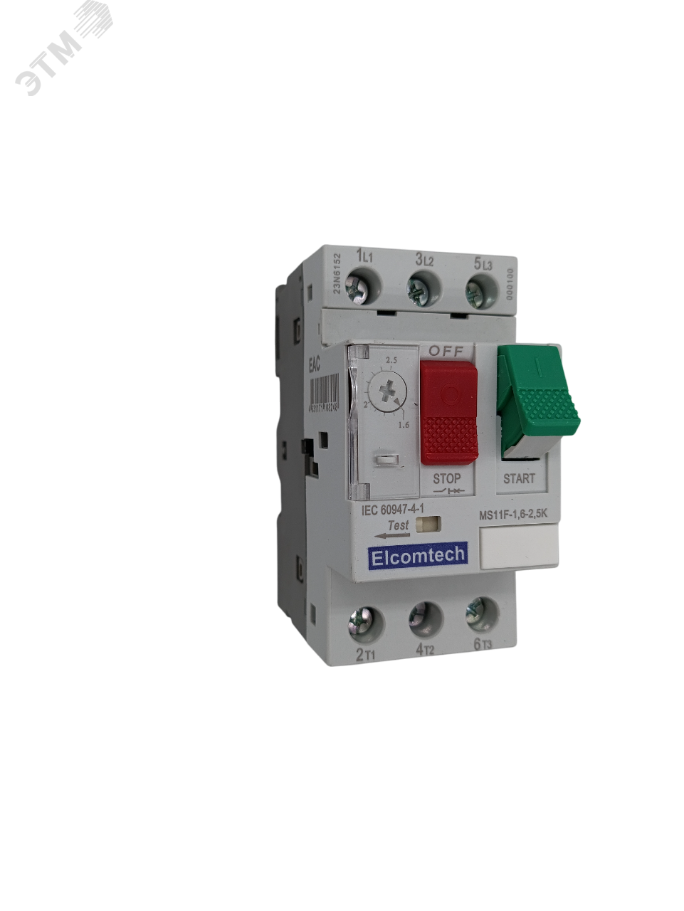 Изображение товара Автомат защиты двигателя Elcomtech MS11F-1,6-2,5K
