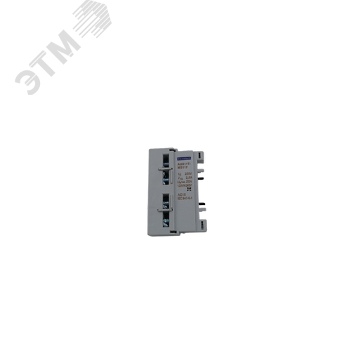 Изображение товара Аксессуар защиты двигателя Вспомогательный контакт верхнего монтажа 1NO 1NC 0,5х модуль (шт)