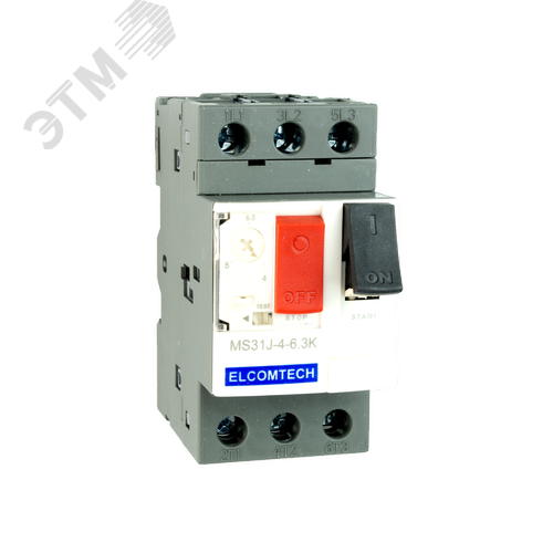 Изображение товара Автомат защиты двигателя 4-6,3A 2х модуль (шт)