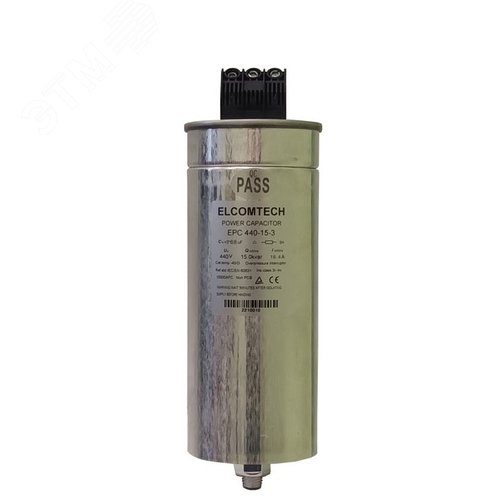 Изображение товара Конденсатор косинусный EPC440-15-3 (шт)