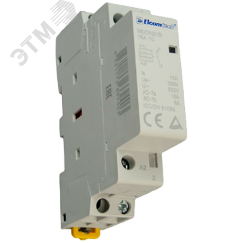 Изображение товара Контактор модульный 16A 1NO 230VAC (1НО 230В) 1х модуль (шт)