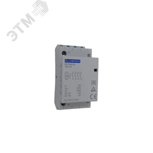 Изображение товара Контактор модульный 16A 4NO 0NC 230VAC 2х модуль (шт)