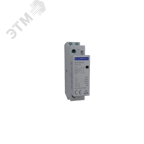 Изображение товара Контактор модульный 25A 2NO 0NC 230VAC 1х модуль (шт)