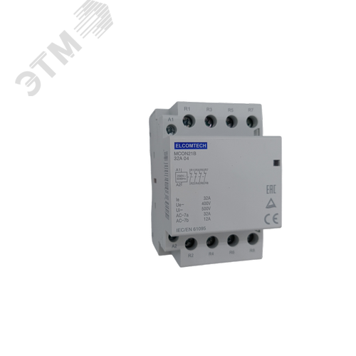 Изображение товара Контактор модульный 32A 0NO 4NC 230VAC 3х модуль (шт)