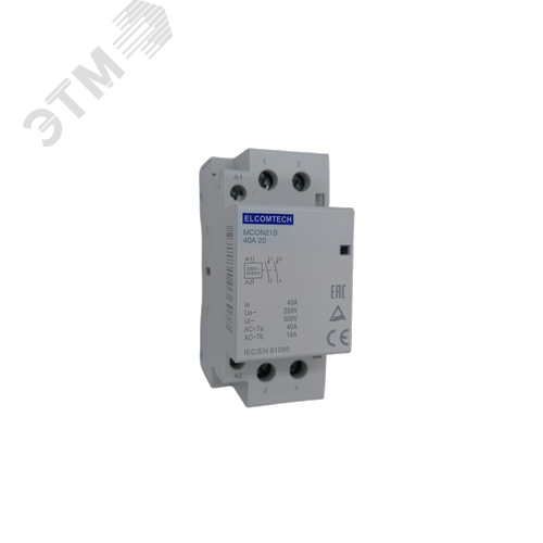 Изображение товара Контактор модульный 40A 2NO 0NC 230VAC 2х модуль (шт)