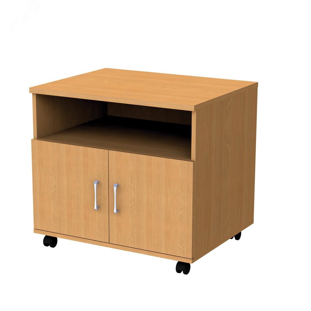 Изображение товара Тумба для оргтехники Монолит 770х600х680 цвет бук бавария