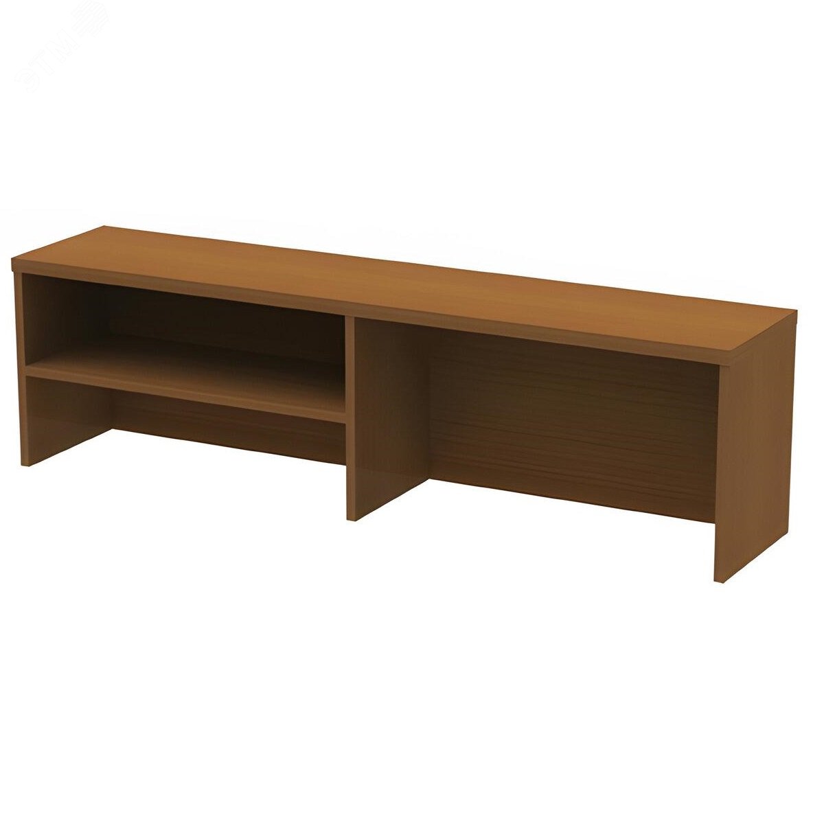 Изображение товара Надстройка для стола письменного ''Монолит'' (1200 х 260 х 340), 1 полка, цвет орех, НМ37.3 (шт)