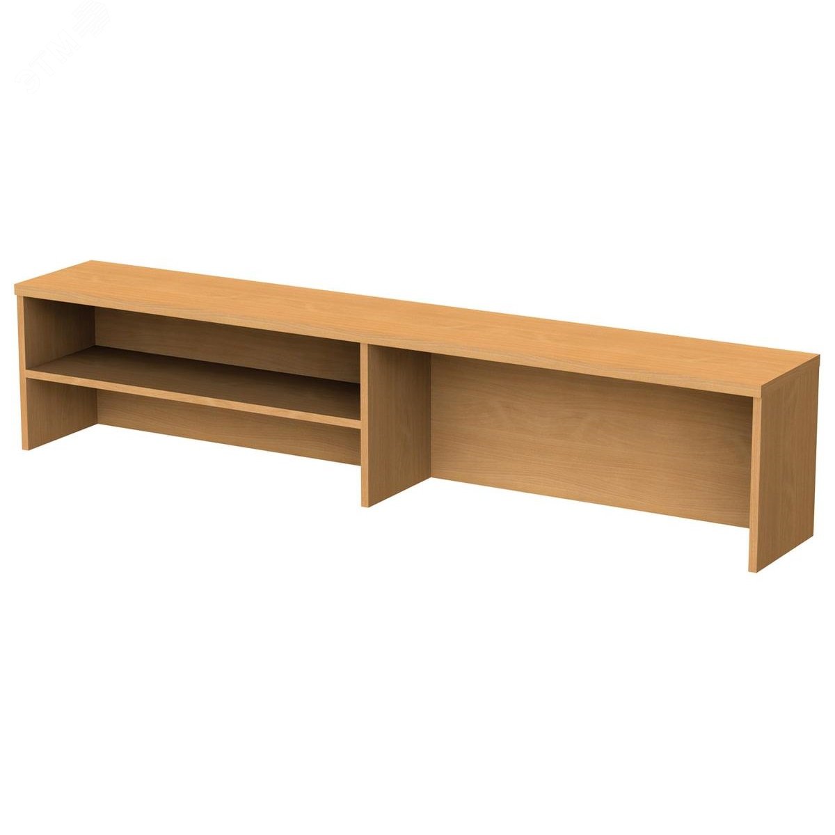 Изображение товара Надстройка для стола письменного ''Монолит'' (1600 х 260 х 340), 1 полка, цвет бук, НМ39.1 (шт)