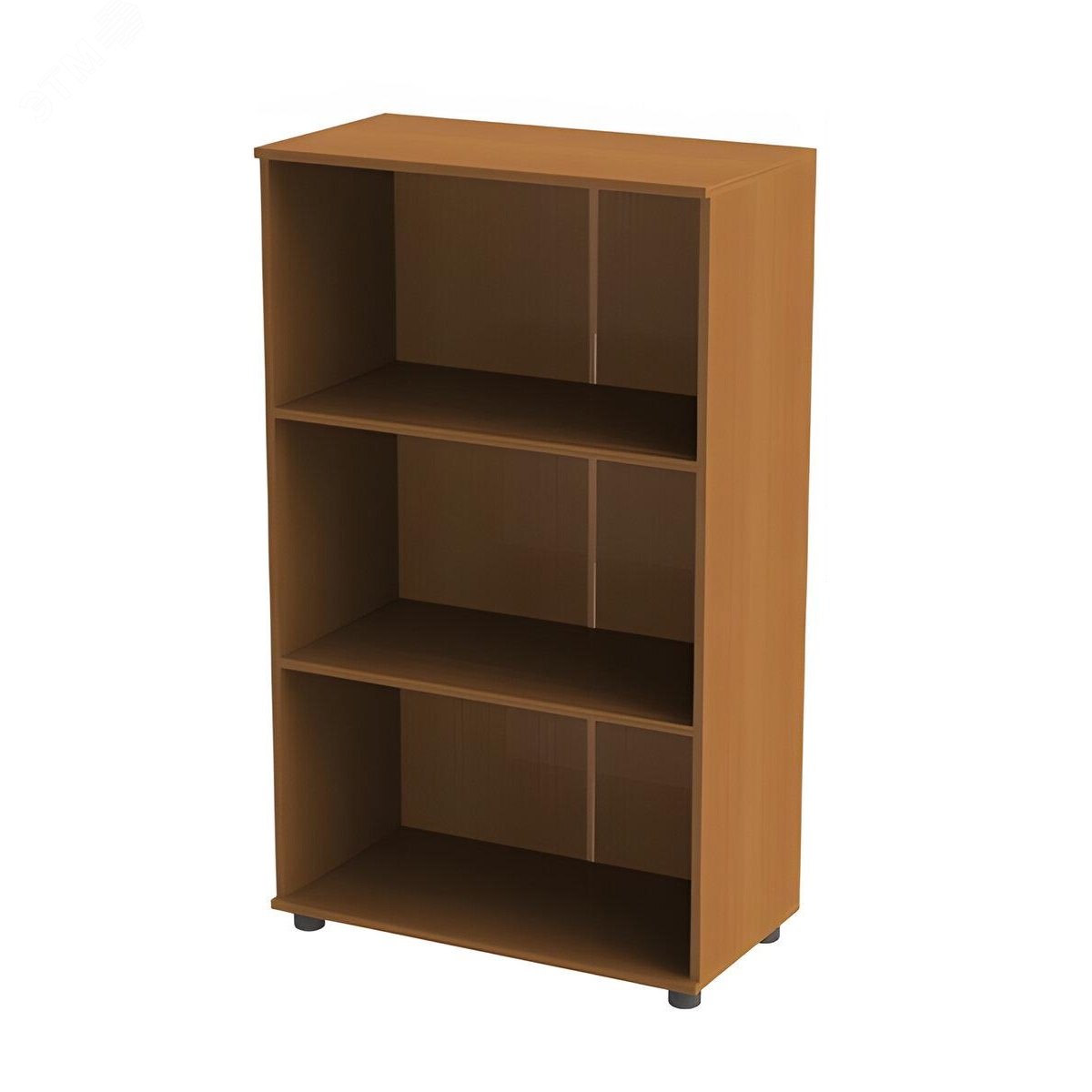 Изображение товара Шкаф (стеллаж) ''Монолит'' (740 х 390 х 1250), 2 полки, цвет орех, ШМ51.3 (шт)