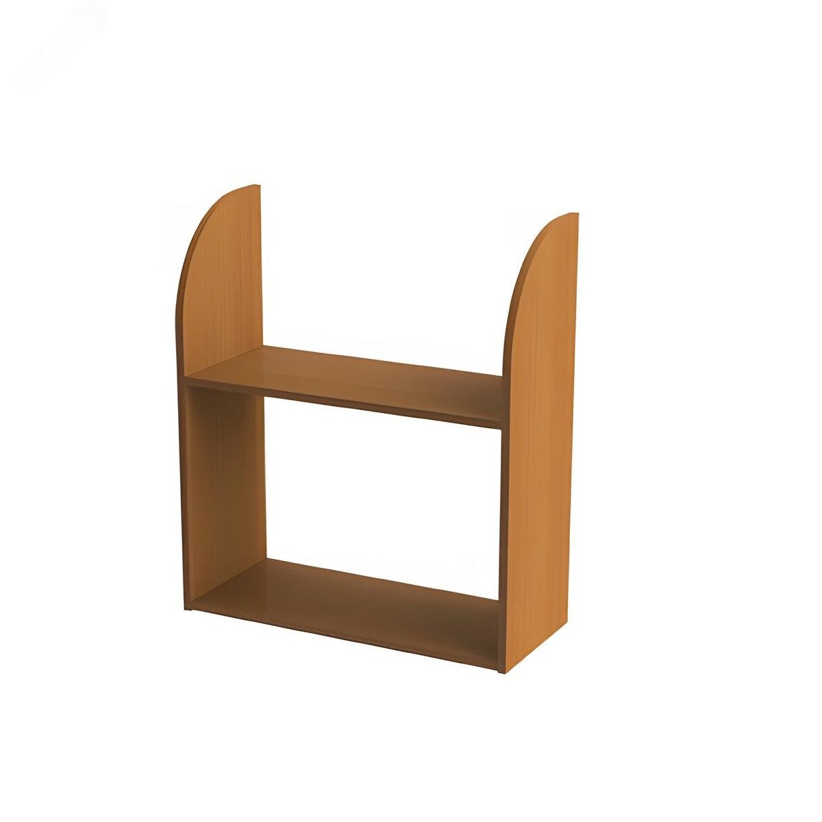 Изображение товара Навесная настенная полка Монолит 680х280х770 орех для папок и каталогов