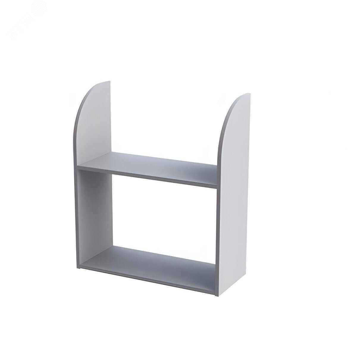 Изображение товара Навесная настенная полка Монолит 680х280х770 серый для папок и каталогов