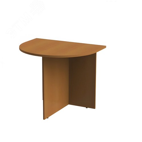 Изображение товара Стол приставной к столу для переговоров (640111) ''Монолит'' (900 х 700 х 750), орех, ПМ19.3 (шт)