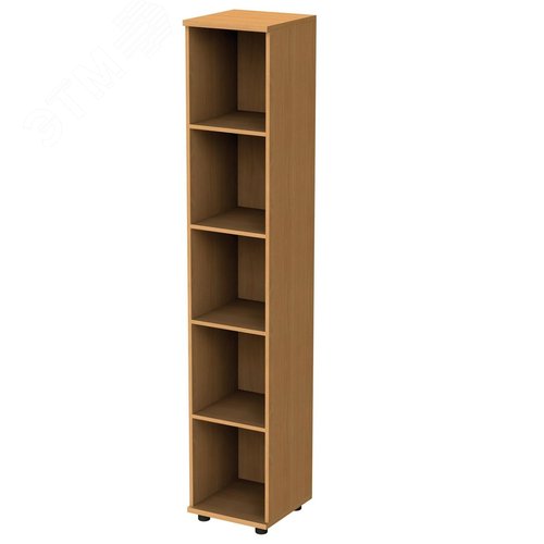 Изображение товара Шкаф (стеллаж) ''Монолит'' (370 х 390 х 2050), 4 полки, цвет бук, КМ45.1 (шт)