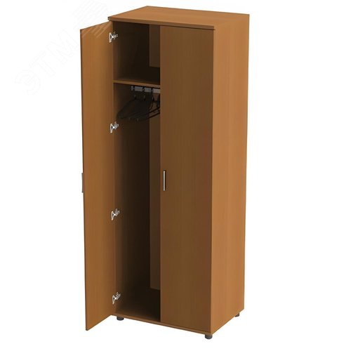 Изображение товара Шкаф для одежды ''Монолит'' (740 х 520 х 2050), цвет орех, ШМ50.3 (шт)