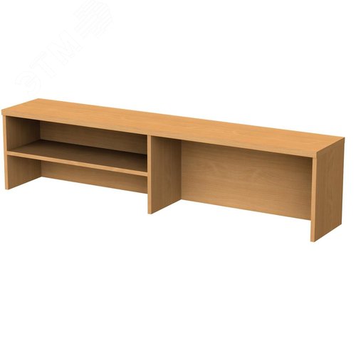 Изображение товара Надстройка для стола письменного ''Монолит'' (1400 х 260 х 340), 1 полка, цвет бук, НМ38.1 (шт)