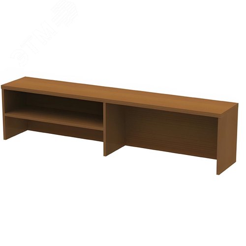 Изображение товара Надстройка для стола письменного ''Монолит'' (1400 х 260 х 340), 1 полка, цвет орех, НМ38.3 (шт)