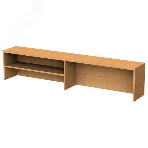 Изображение товара Надстройка для стола письменного ''Монолит'' (1600 х 260 х 340), 1 полка, цвет бук, НМ39.1 (шт)