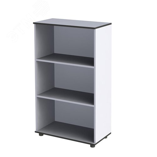 Изображение товара Шкаф (стеллаж) ''Монолит'' (740 х 390 х 1250), 2 полки, цвет серый, ШМ51.11 (шт)