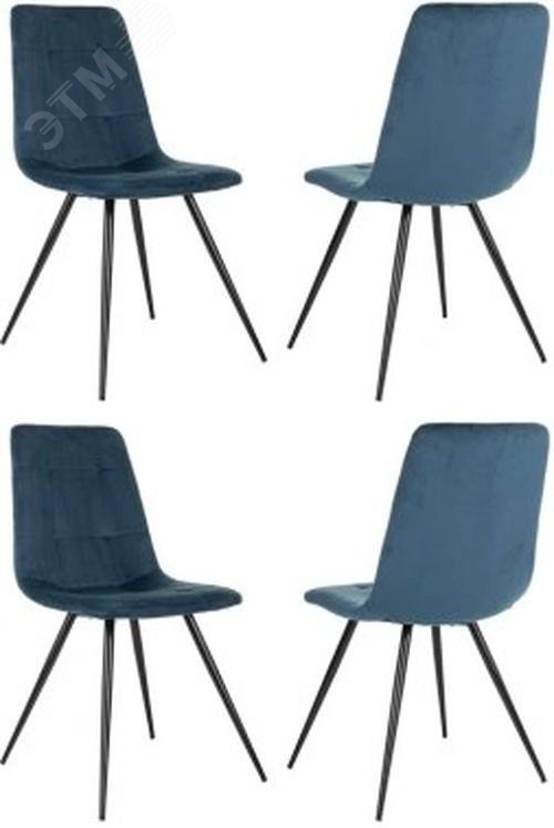 Изображение товара Стул Бюрократ CH-K1_4 комплект 4 шт синий