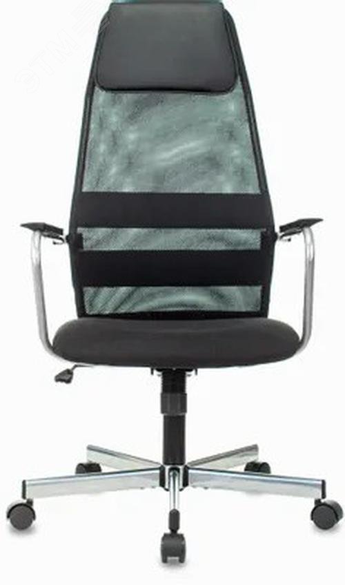 Изображение товара Кресло Бюрократ KB-5M черный TW-01 3C11 сетка/ткань с подголов. крестов. металл хром (шт)