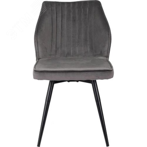 Изображение товара Стул для дома Бюрократ CH-K5_SP с повор.мех. т.серый Holland 18 металл черный на ножках (шт)