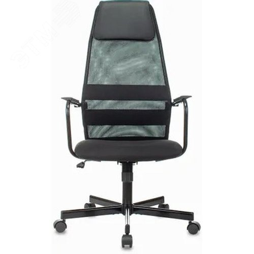 Изображение товара Кресло Бюрократ KB-5M черный TW-01 3C11 сетка/ткань с подголов. крестов. металл черный (шт)