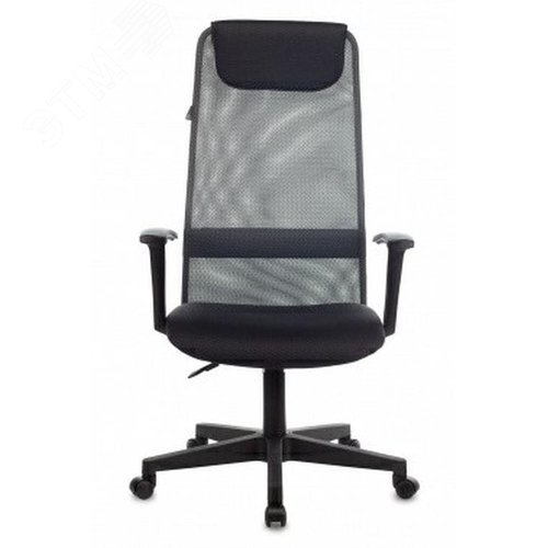 Изображение товара Кресло руководителя Бюрократ KB-8 темно-серый TW-04 TW-12 сетка/ткань с подголов. крестов. пластик (шт)