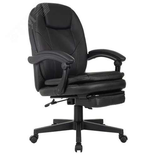 Изображение товара Кресло офисное CH-868N-BF, синхромеханизм, подставка для ног, экокожа, черное, ш/к 32157 (шт)