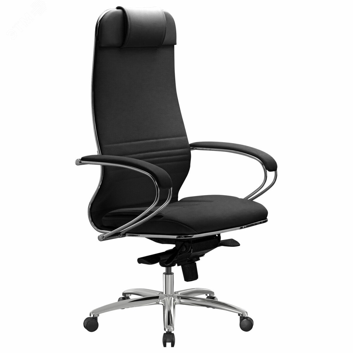 Изображение товара Кресло офисное МЕТТА ''SAMURAI'' KL-1, экокожа, черное (упак)