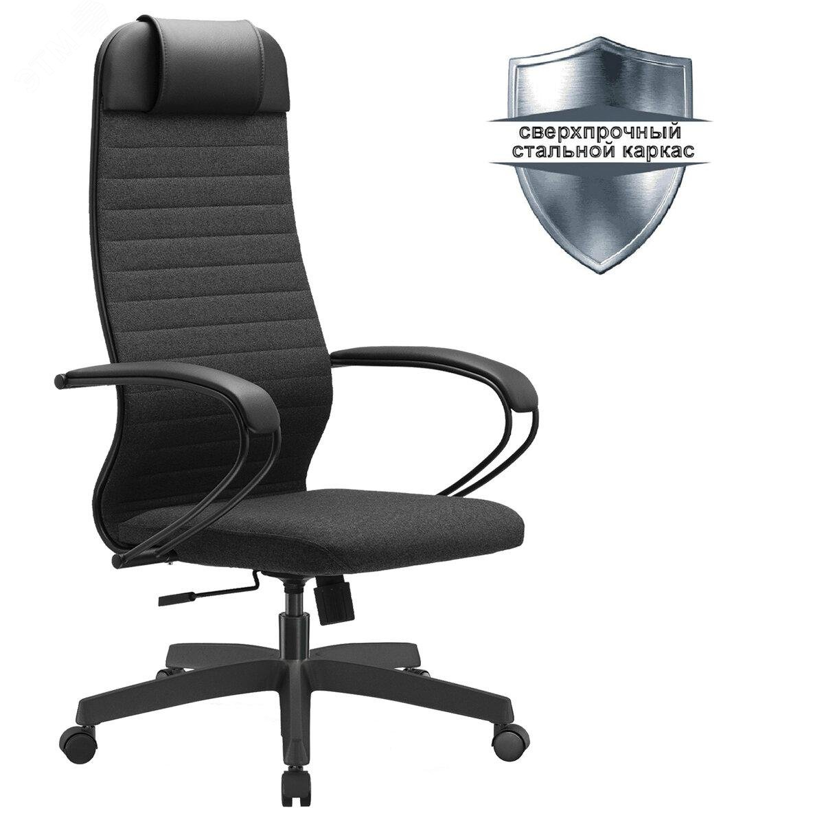 Изображение товара Офисное кресло МЕТТА К-27 с регулируемой поясничной поддержкой и механизмом качания