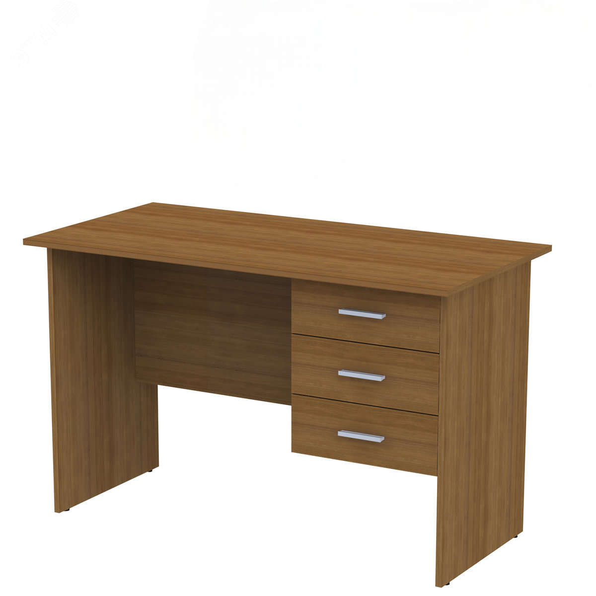 Изображение товара Письменный стол ''Канц'' с тумбой 3 ящика, цвет орех