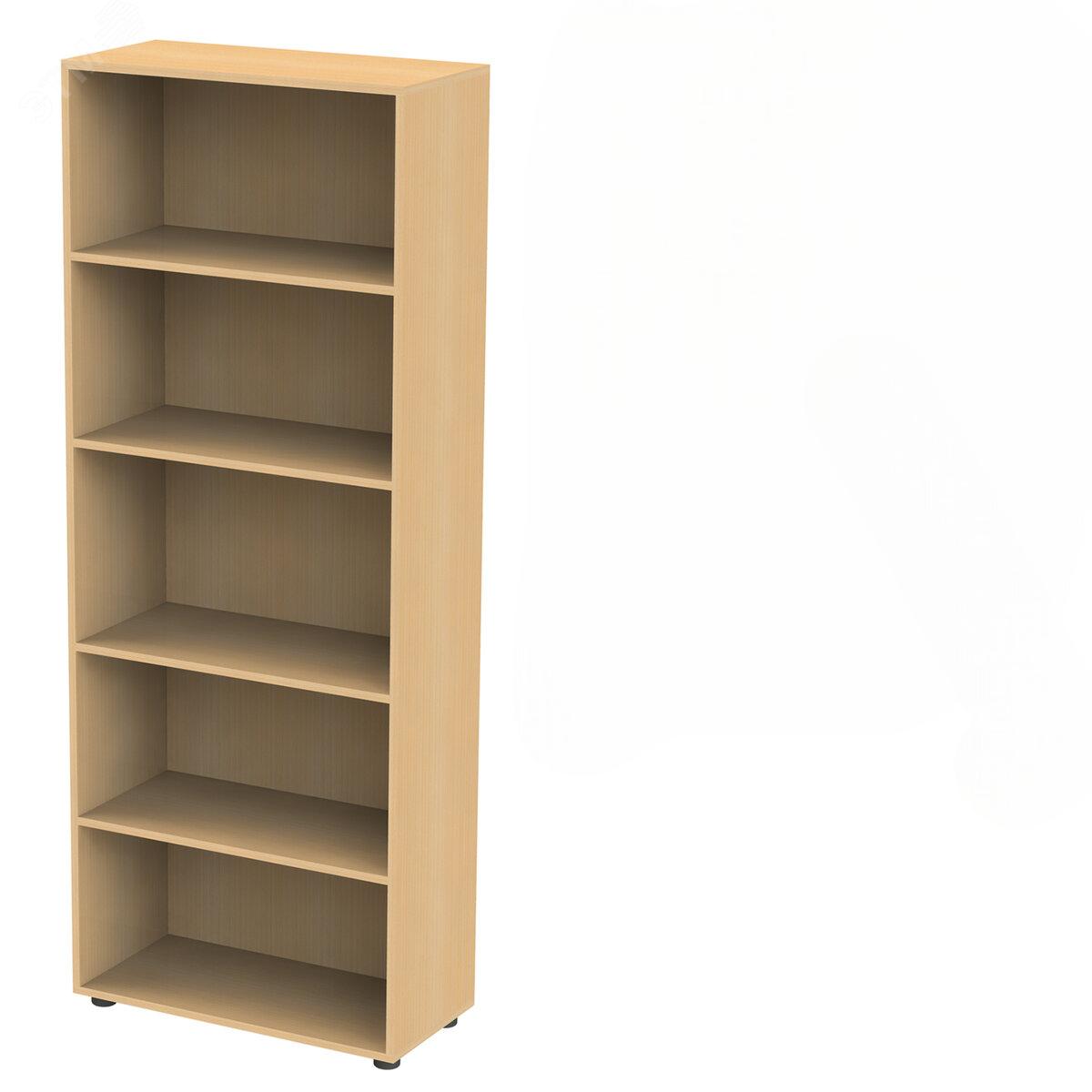 Изображение товара Шкаф стеллаж Канц 700х330х1830, 4 полки, цвет бук