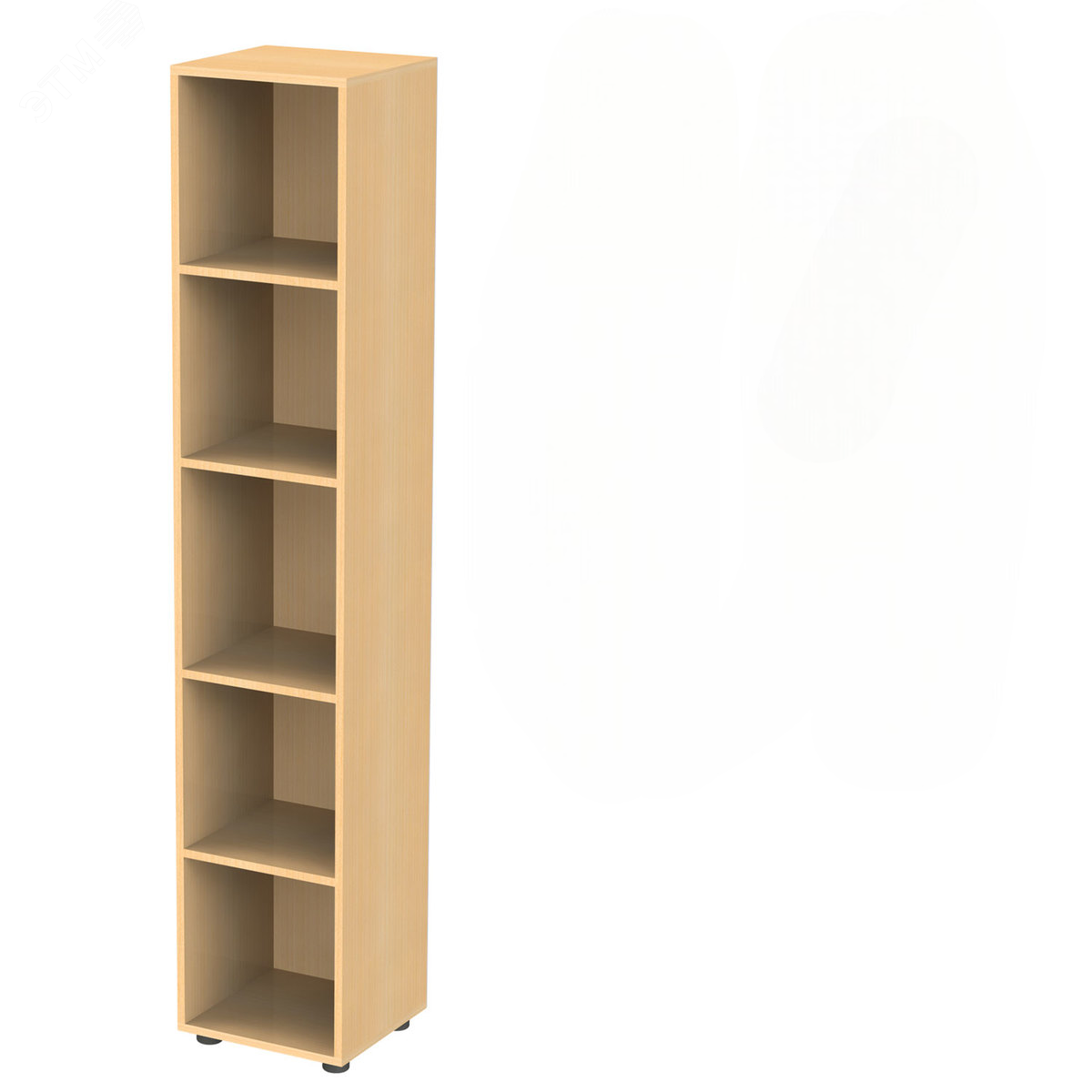 Изображение товара Шкаф (стеллаж) ''Канц'' (350 х 330 х 1830), 4 полки, цвет бук, КК32.10 (шт)