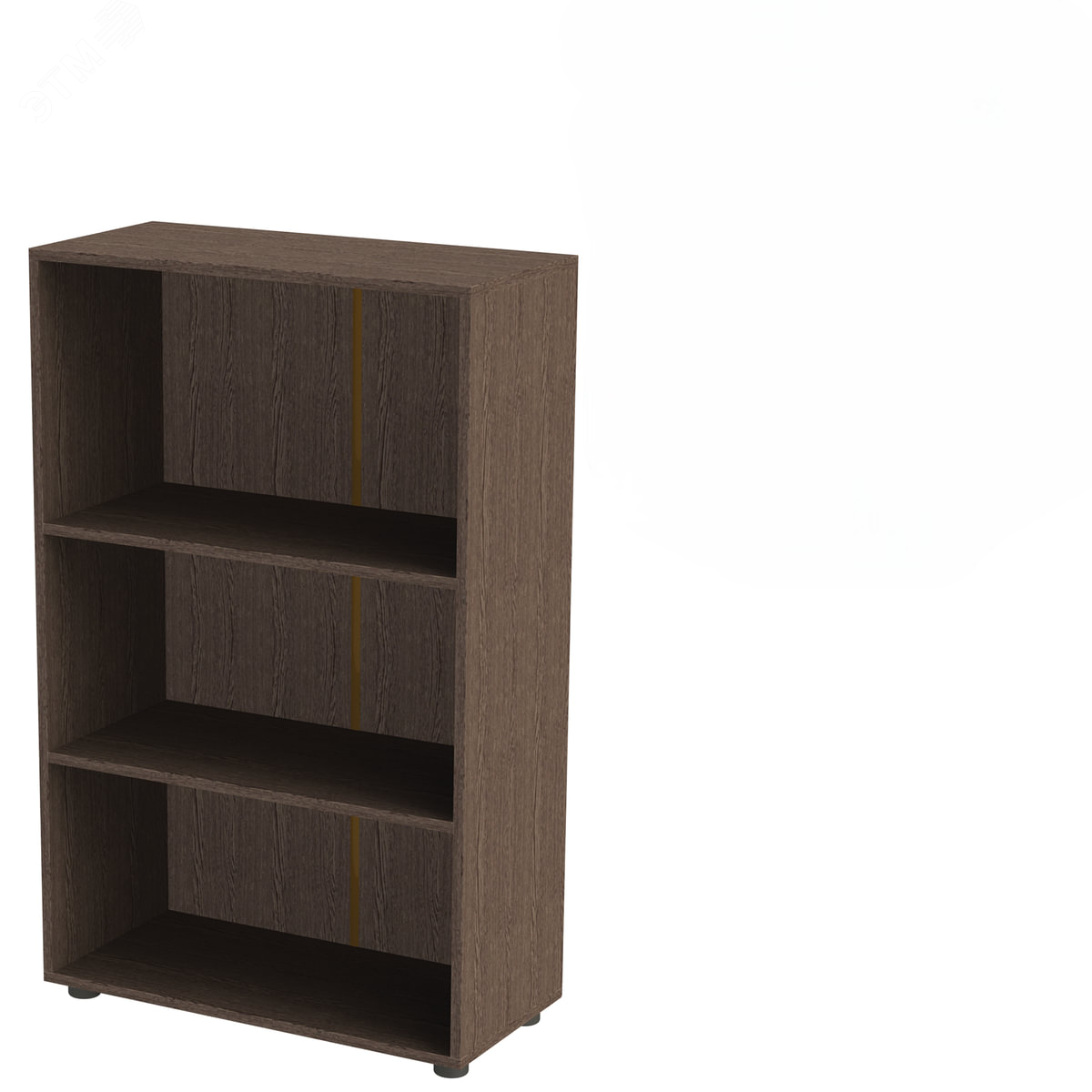 Изображение товара Шкаф (стеллаж) ''Канц'' (700 х 330 х 1130), 2 полки, венге, ШК39.16 (шт)