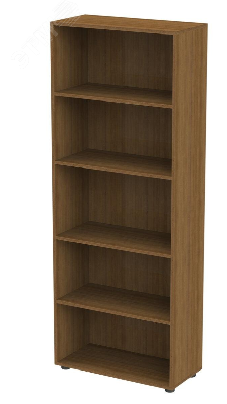 Изображение товара Шкаф Канц 700 х 330 х 1830 мм с 4 полками, цвет орех