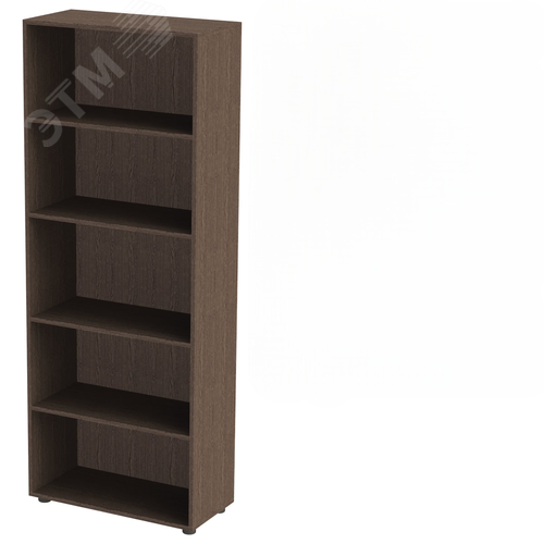 Изображение товара Шкаф (стеллаж) ''Канц'' (700 х 330 х 1830), 4 полки, венге, ШК31.16 (шт)