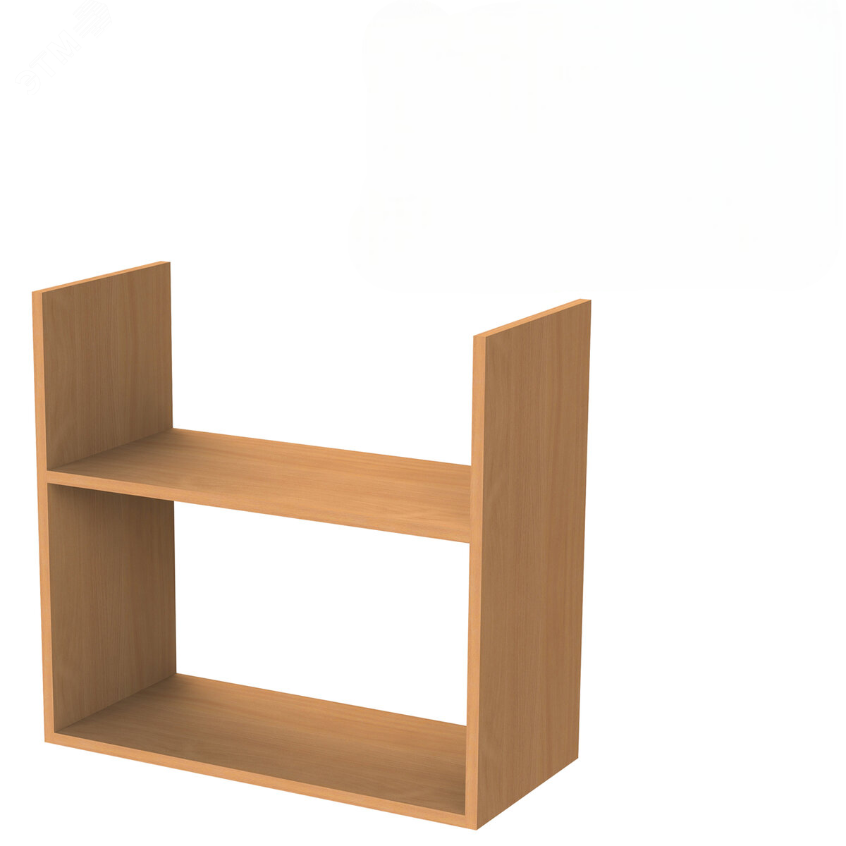 Изображение товара Навесная полка Бюджет из ЛДСП 632х294х596 груша ароза