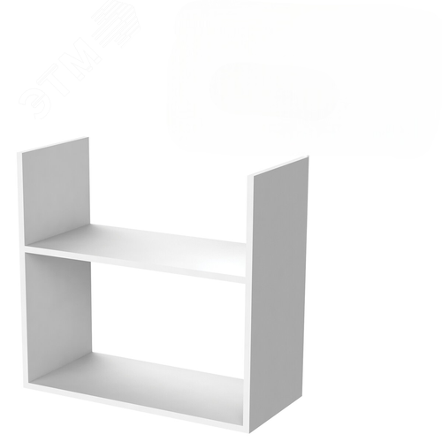 Изображение товара Полка навесная настенная ''Бюджет'' (632 х 294 х 596), белый 290, 402668, ш/к 55413 (шт)