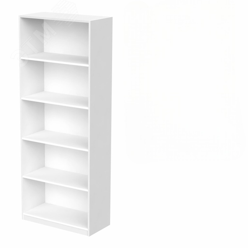 Изображение товара Шкаф (стеллаж) ''Бюджет'' (716 х 333 х 1810), 4 полки, белый 290, 402651, ш/к 55277 (шт)