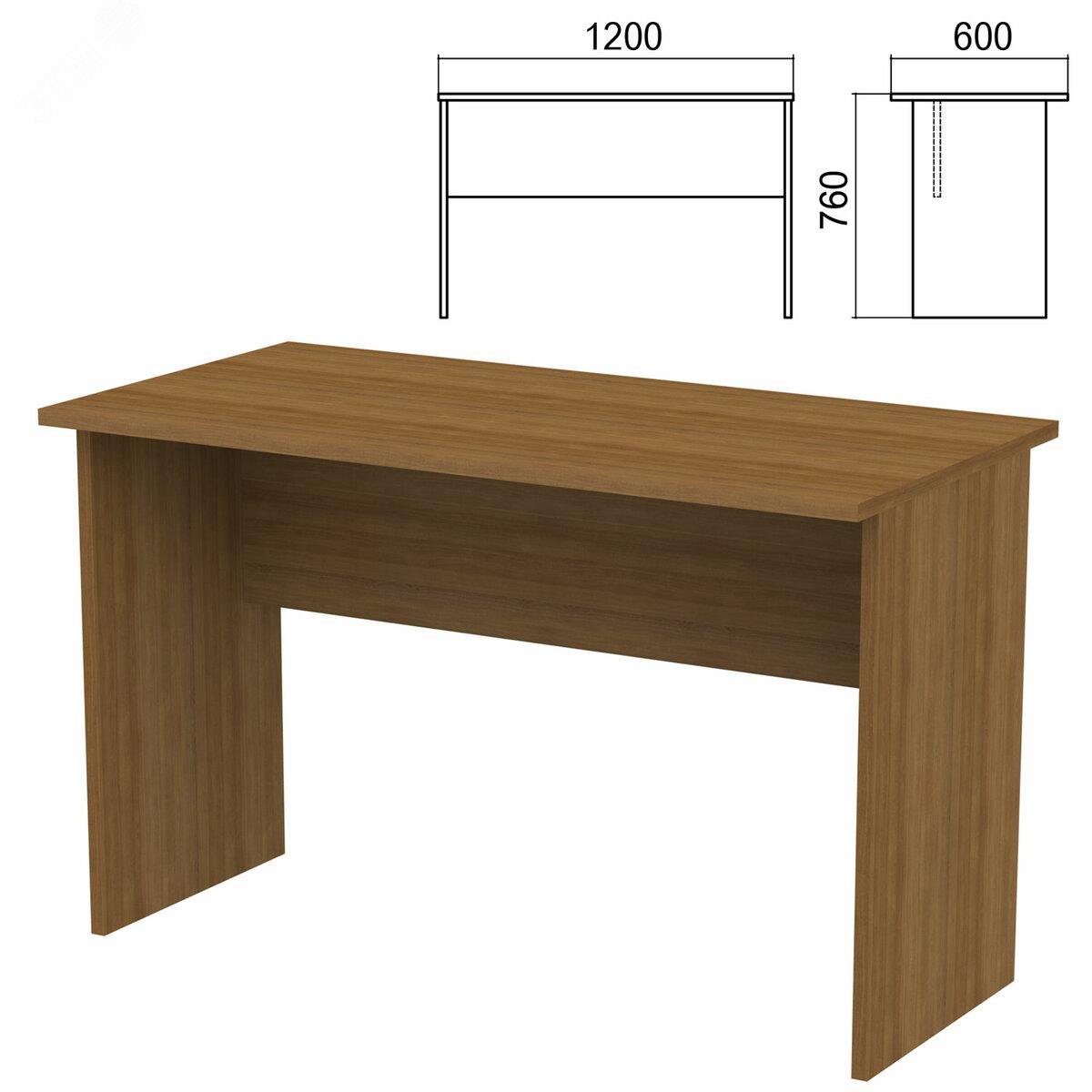 Изображение товара Письменный стол Арго 1200х600х760 орех для офиса и дома