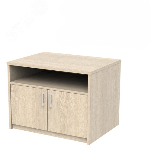 Изображение товара Тумба для оргтехники ''Арго'' (800 х 600 х 600), 2 двери, полка, ясень шимо, АТ-10, ш/к 32686 (шт)