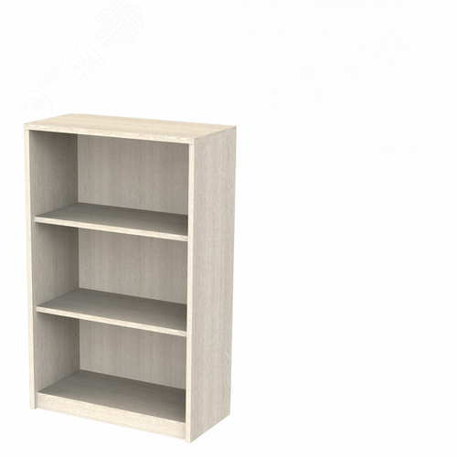 Изображение товара Шкаф (стеллаж) ''Арго'' (770 х 370 х 1220), 2 полки, ясень шимо, А-304, ш/к 32419 (шт)