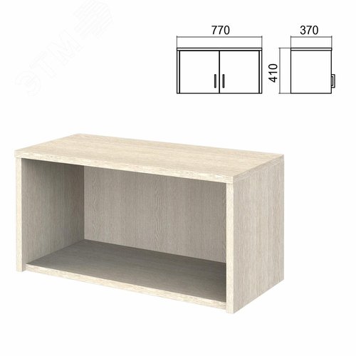 Изображение товара Шкаф-антресоль ''Арго'' (770 х 370 х 410), ясень шимо, А-311, ш/к 33164 (шт)