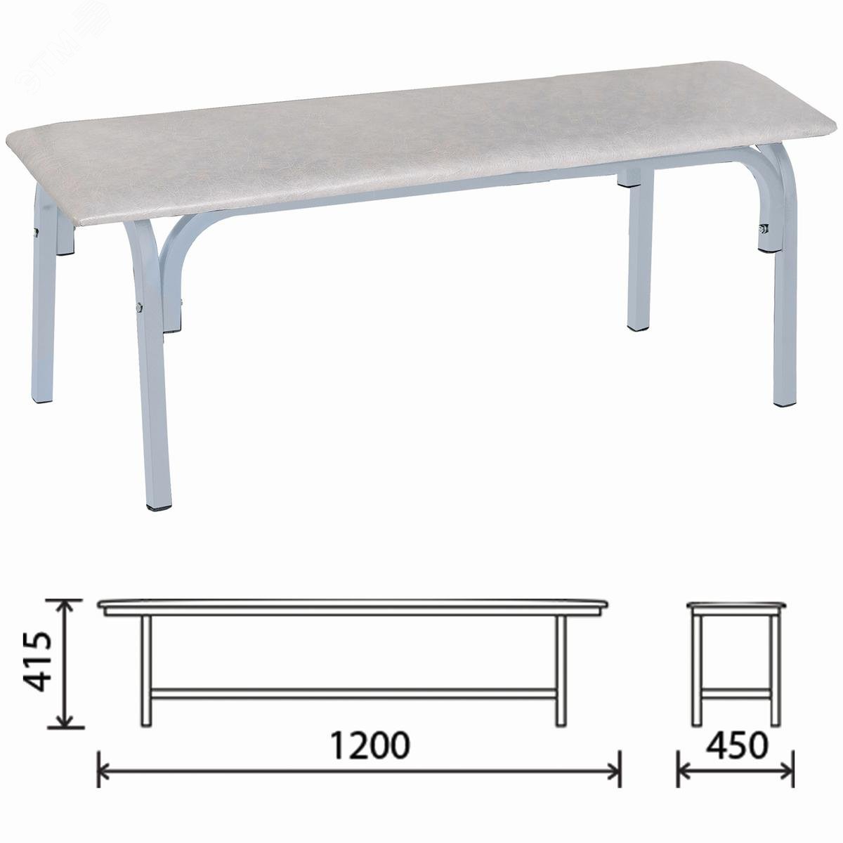 Изображение товара Банкетка без спинки Астрид для вестибюлей и холлов