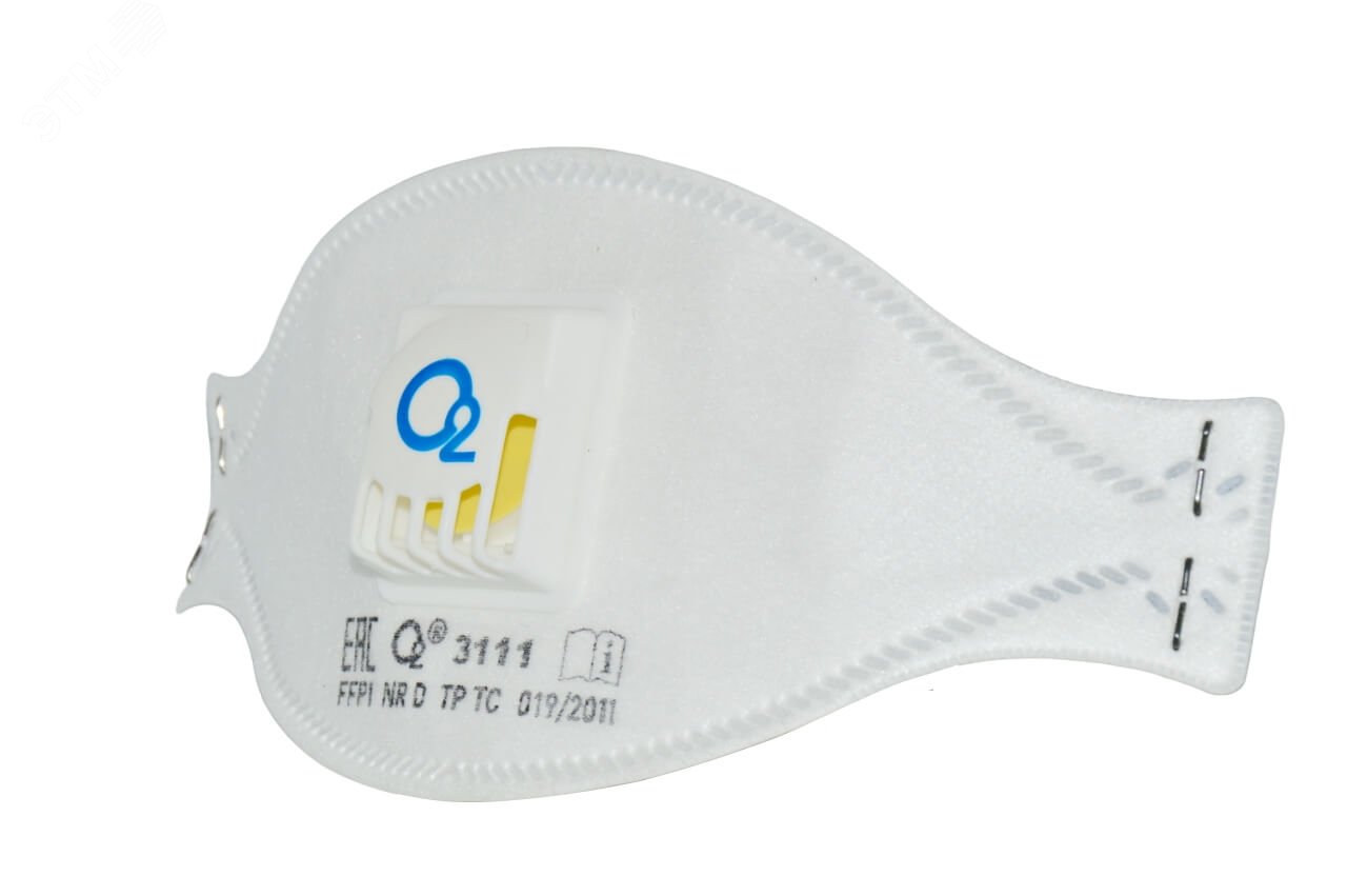 Изображение товара Респиратор трехпанельный О2 3111 FFP1 с клапаном выдоха (шт)