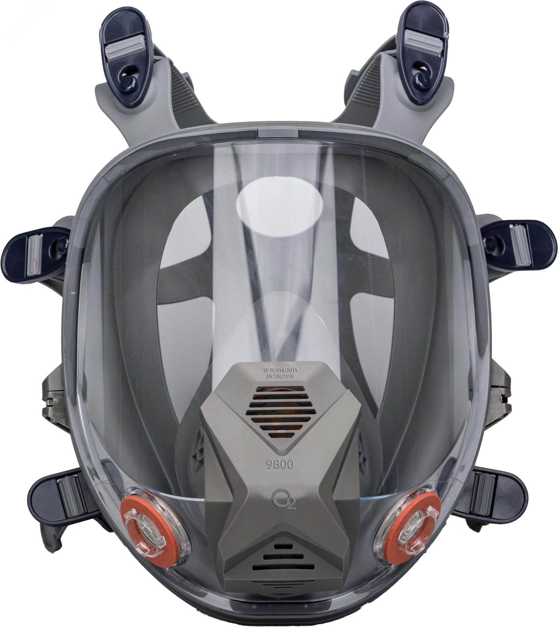 Изображение товара Полнолицевая маска О2 9800 универсальный размер с двумя съёмными фильтрами